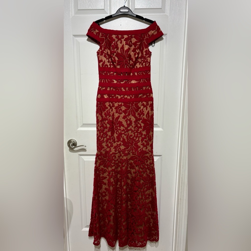 Tadashi Shoji Formal Red Long Dress